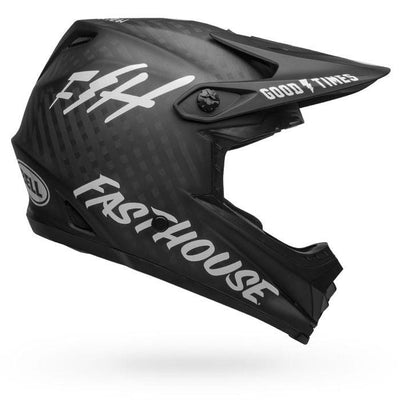Bell Full-9 Carbon Helmet Fasthouse - Matte Black/White 8Lines Shop - Fast Shipping