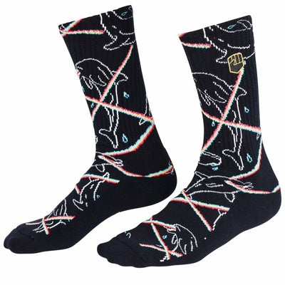 FIST Crew Socks - Lazer Dolphins 8Lines Shop - Fast Shipping