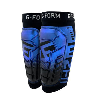 G-Form Shin Guards for Football Pro-S Vento - Sapphire Pearl 8Lines Shop - Fast Shipping