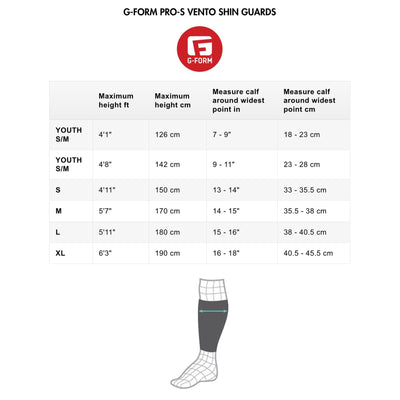 G-Form Youth Pro-S Vento Shin Guards - Mint 8Lines Shop - Fast Shipping