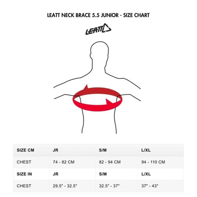 LEATT Neck Brace GPX 5.5 – Stealth 8Lines Shop - Fast Shipping