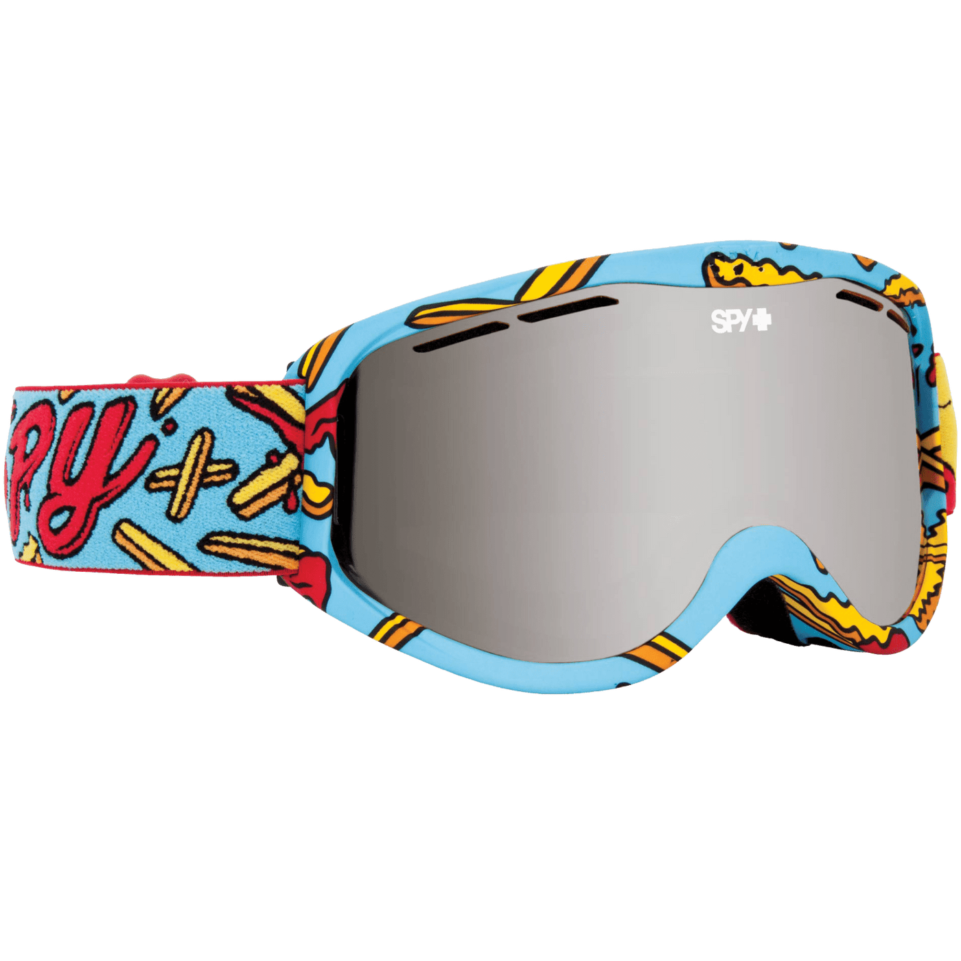 SPY Cadet Snow Goggles for Kids - Pizza vs. French Fries 8Lines Shop - Fast Shipping