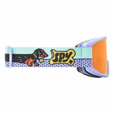 SPY Crusher Elite JR Kids Goggles Weiner Dog LL Persimmon 8Lines Shop - Fast Shipping
