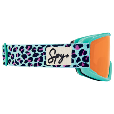 SPY Crusher Elite JR Kids Snow Goggles Leopard LL Persimmon 8Lines Shop - Fast Shipping