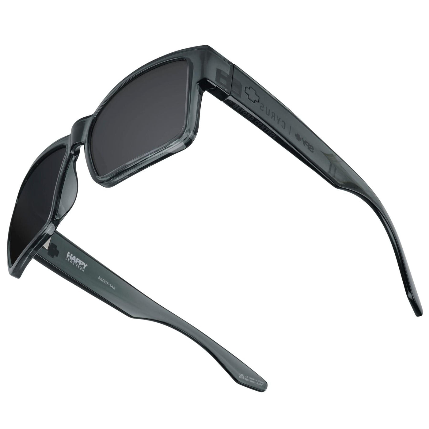 SPY CYRUS Sunglasses, Happy Lens - Gray 8Lines Shop - Fast Shipping
