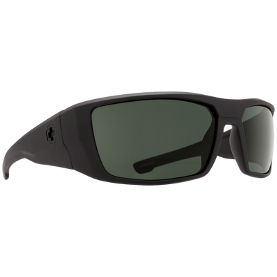 SPY DIRK ANSI Sunglasses, Happy Lens - SOSI Matte Black 8Lines Shop - Fast Shipping