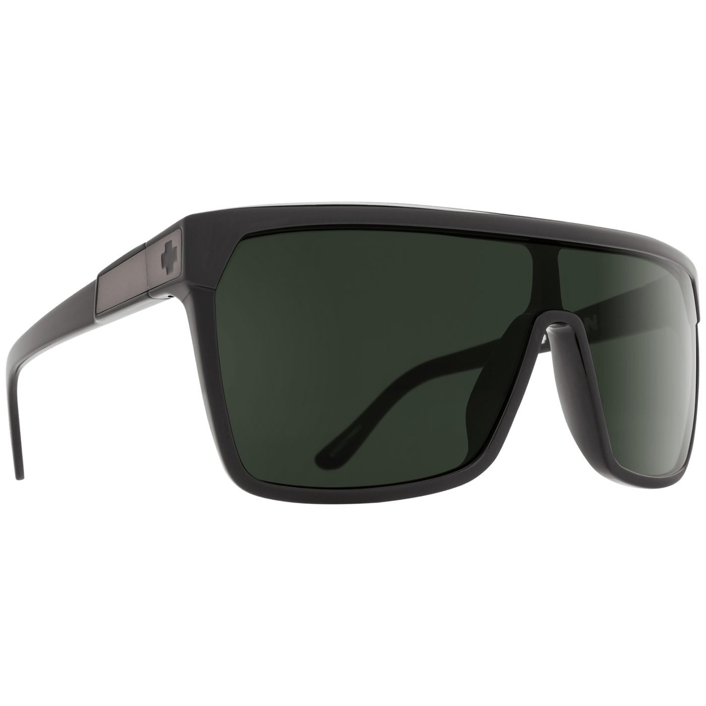 SPY Flynn Sunglasses, Happy Lens, Matte Black - Gray/Green 8Lines Shop - Fast Shipping