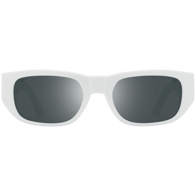 SPY GENRE Sunglasses, Happy Lens - White Matte Black 8Lines Shop - Fast Shipping