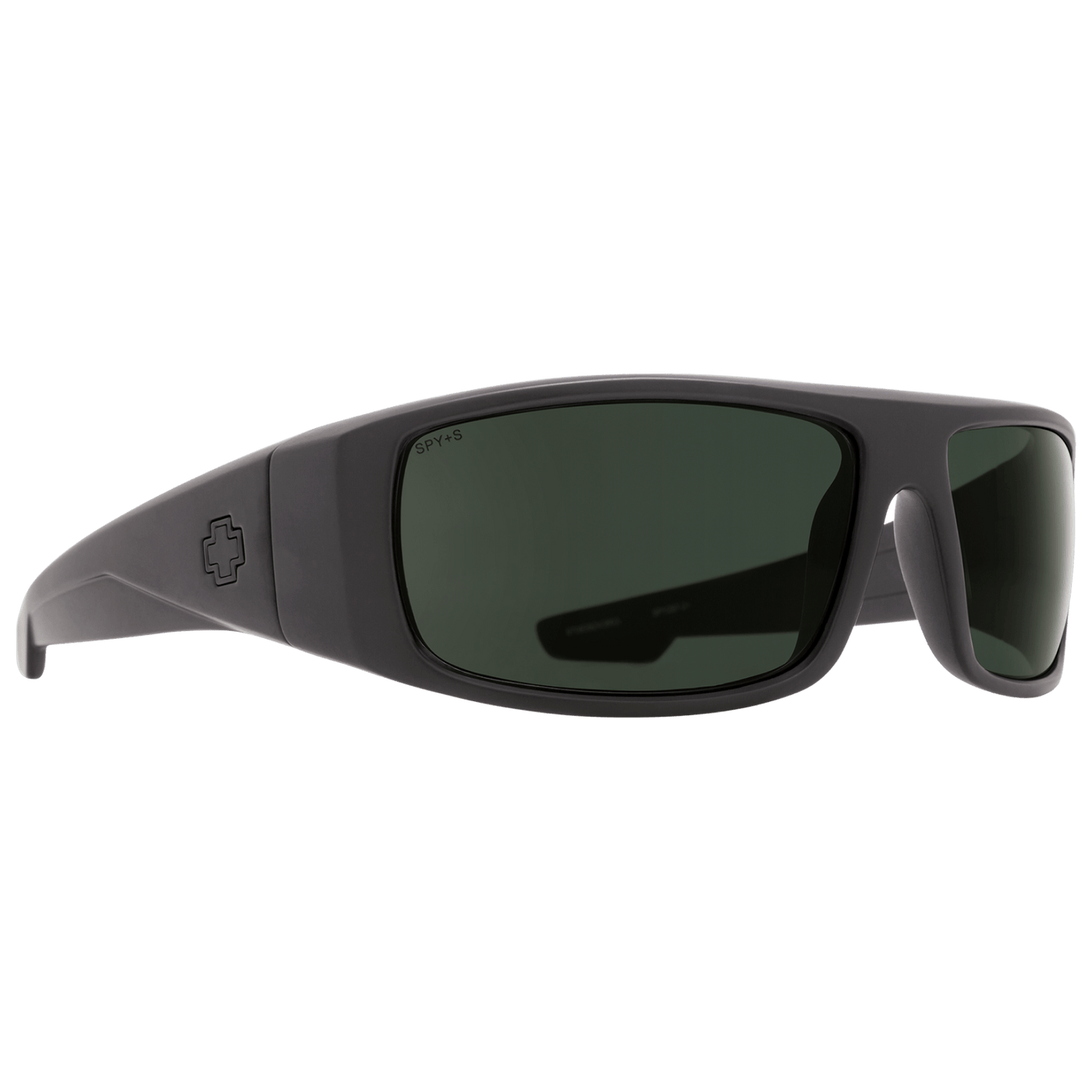 SPY LOGAN ANSI Approved Sunglasses, Happy Lens - Matte Black 8Lines Shop - Fast Shipping