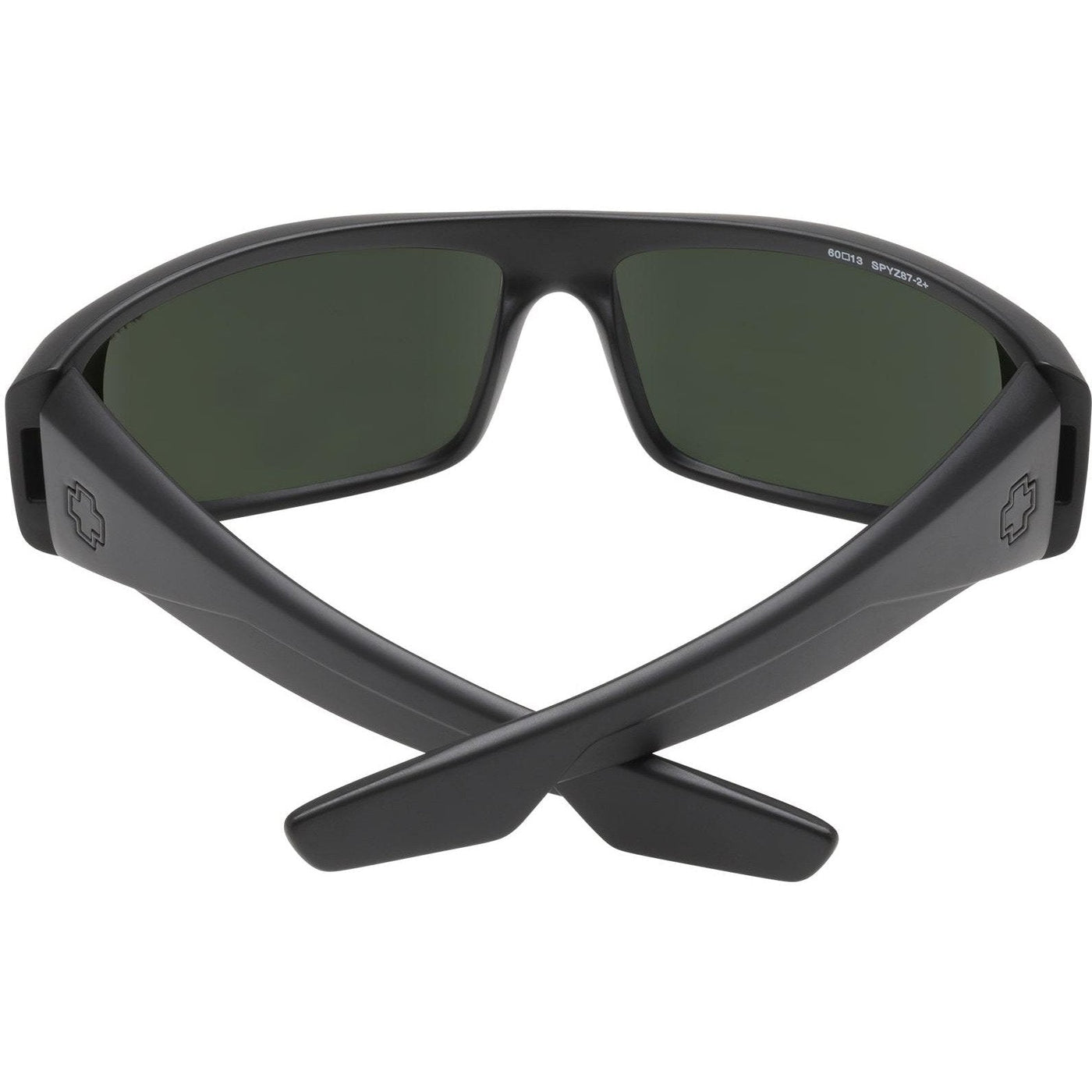 SPY LOGAN ANSI Approved Sunglasses - SOSI Matte Black 8Lines Shop - Fast Shipping