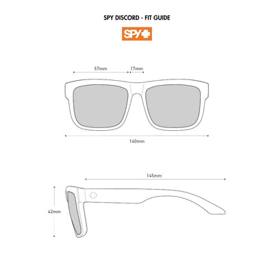 SPY Optic DISCORD Sunglasses, Happy Lens - Leopard Fade 8Lines Shop - Fast Shipping