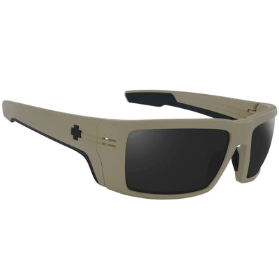 SPY REBAR ANSI Sunglasses, Happy Lens - Gray/Matte Sand 8Lines Shop - Fast Shipping
