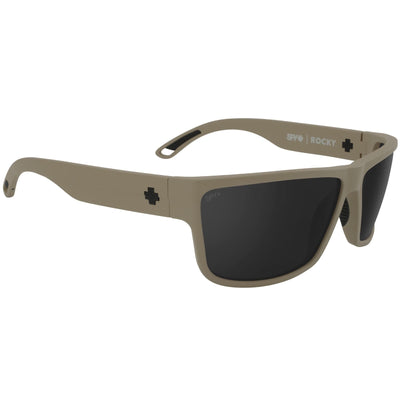 SPY ROCKY Sunglasses, Happy Lens - Matte Sand 8Lines Shop - Fast Shipping