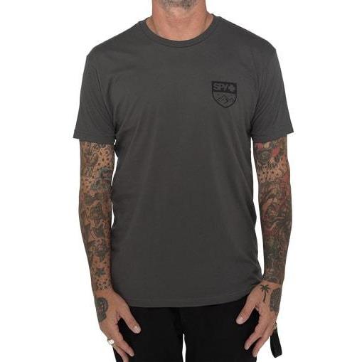 SPY T-Shirt Alpine Badge 2 - Charcoal Heather 8Lines Shop - Fast Shipping
