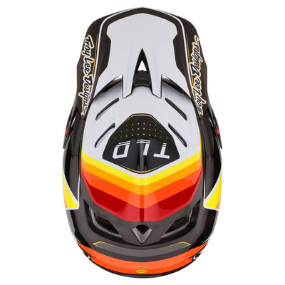 TLD D4 Carbon MIPS Helmet Reverb - Black/White 8Lines Shop - Fast Shipping