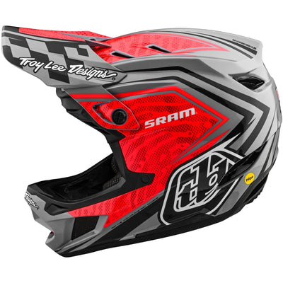 TLD D4 Carbon MIPS Helmet Sram - Red/Black 8Lines Shop - Fast Shipping