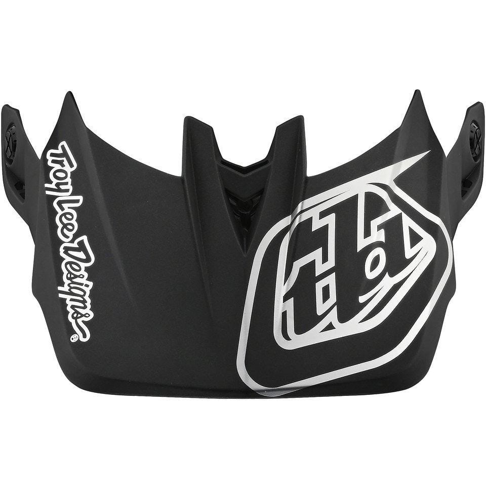 Troy Lee Desgins D4 Carbon Helmet Visor Stealth - Black/Silver 8Lines Shop - Fast Shipping