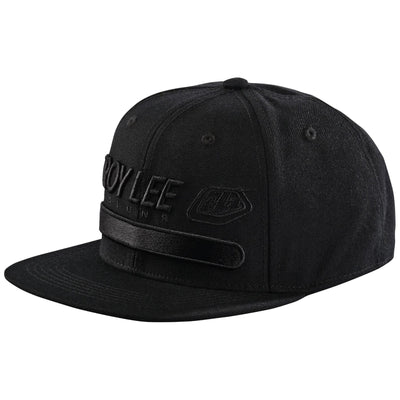 Troy Lee Designs 9FIFTY Drop In Snapback Hat - Black/Reflective 8Lines Shop - Fast Shipping