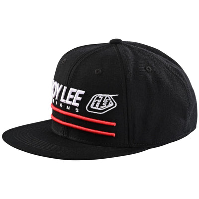Troy Lee Designs 9FIFTY Drop In Snapback Hat - Black/White 8Lines Shop - Fast Shipping
