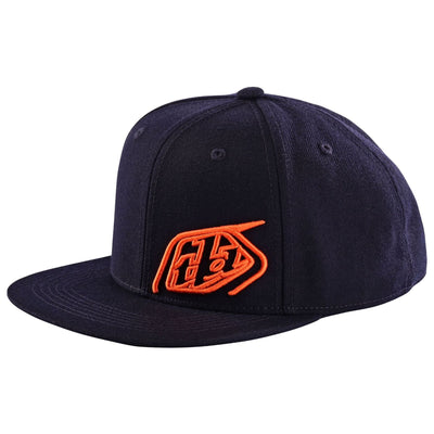 Troy Lee Designs 9FIFTY Slice Snapback Hat - Navy/Orange 8Lines Shop - Fast Shipping