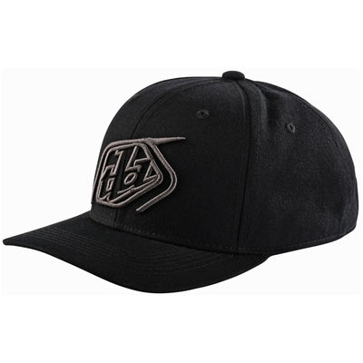Troy Lee Designs 9FORTY Crop Snapback Hat - Black/Charcoal 8Lines Shop - Fast Shipping