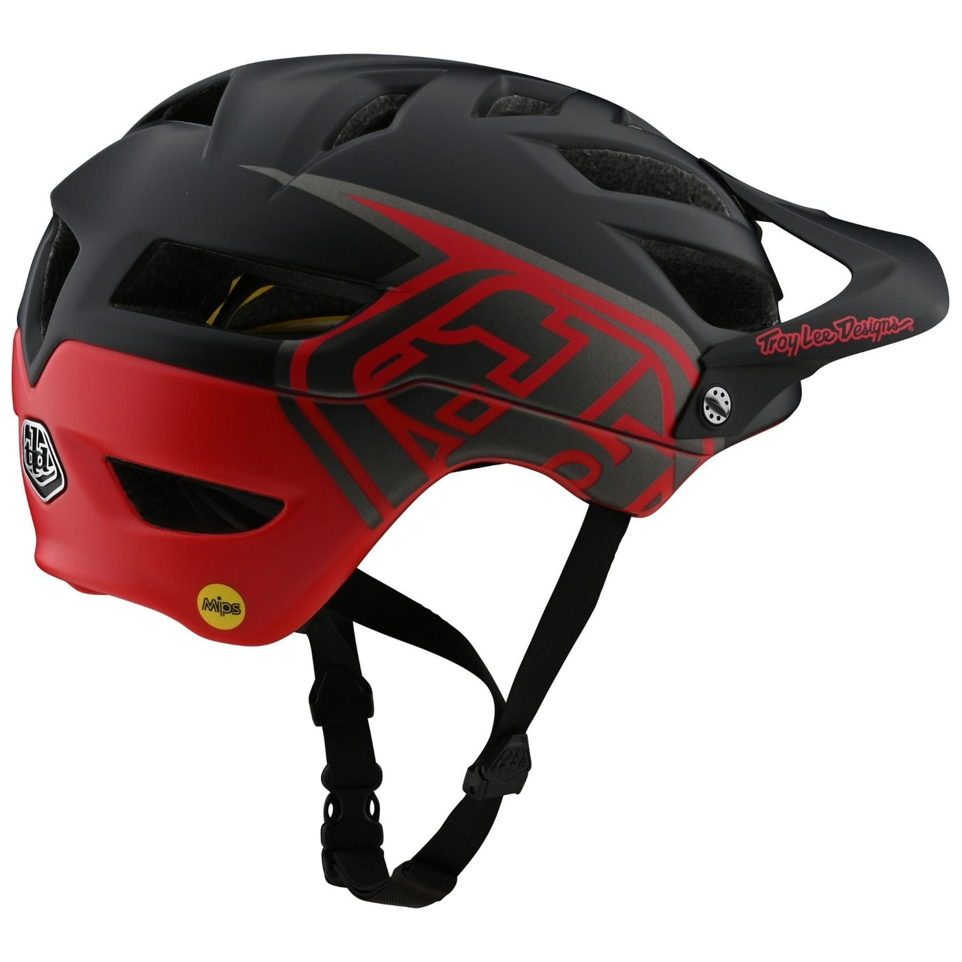 Troy Lee Designs A1 Bike MIPS Helmet Classic - Black/Red 8Lines Shop - Fast Shipping