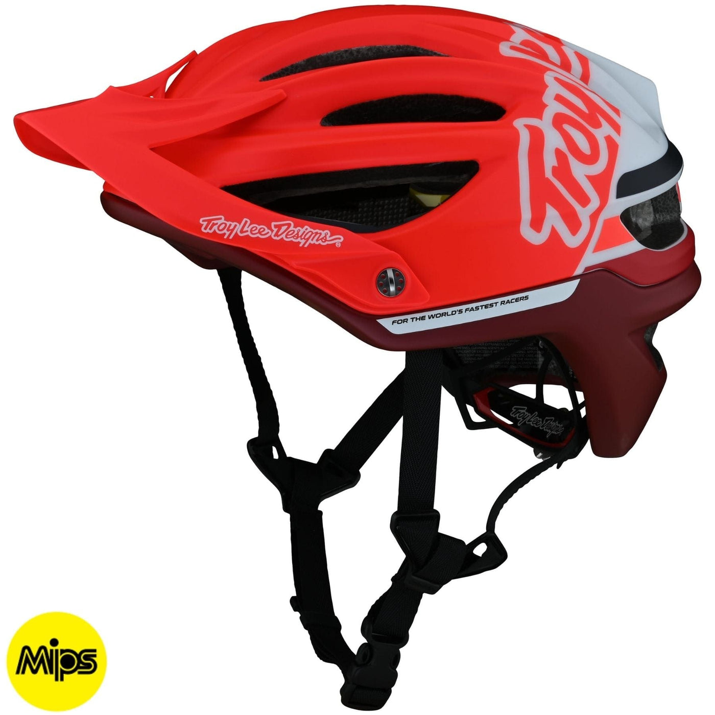 Troy Lee Designs A2 MIPS Bike Helmet Silhouette - Red 8Lines Shop - Fast Shipping