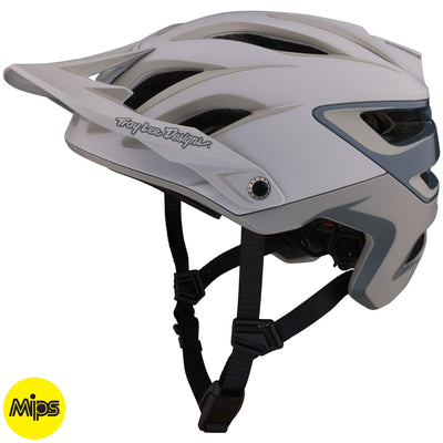 Troy Lee Designs A3 MIPS Bike Helmet Uno - Light Gray 8Lines Shop - Fast Shipping