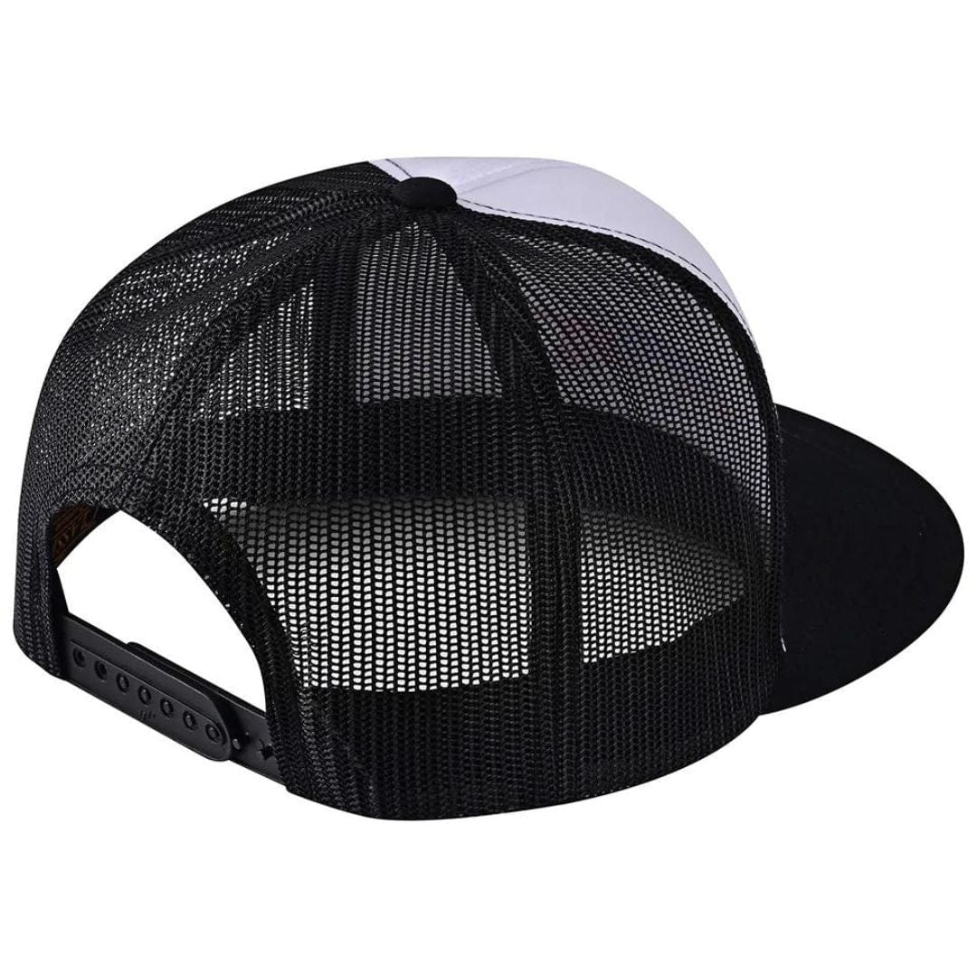 Troy Lee Designs Aero Snapback Hat - Black/White 8Lines Shop - Fast Shipping