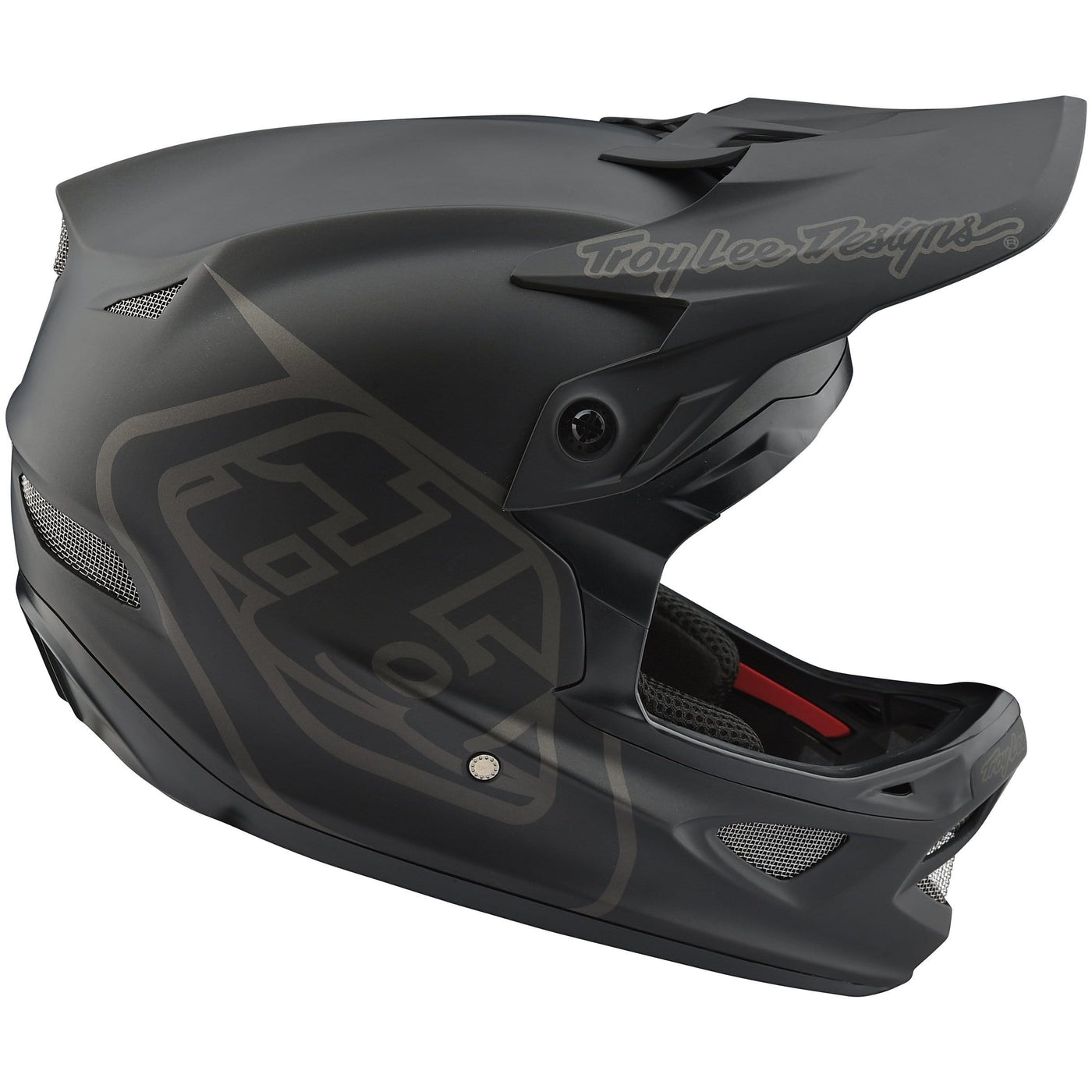 Troy Lee Designs D3 Fiberlite Helmet Mono - Black 8Lines Shop - Fast Shipping