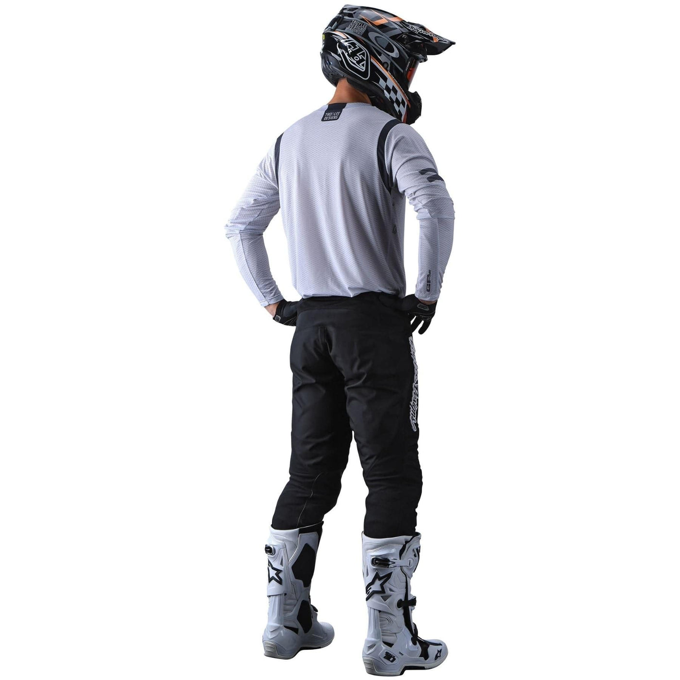 Troy Lee Designs GP AIR MX Set Roll Out - Light Gray 8Lines Shop - Fast Shipping