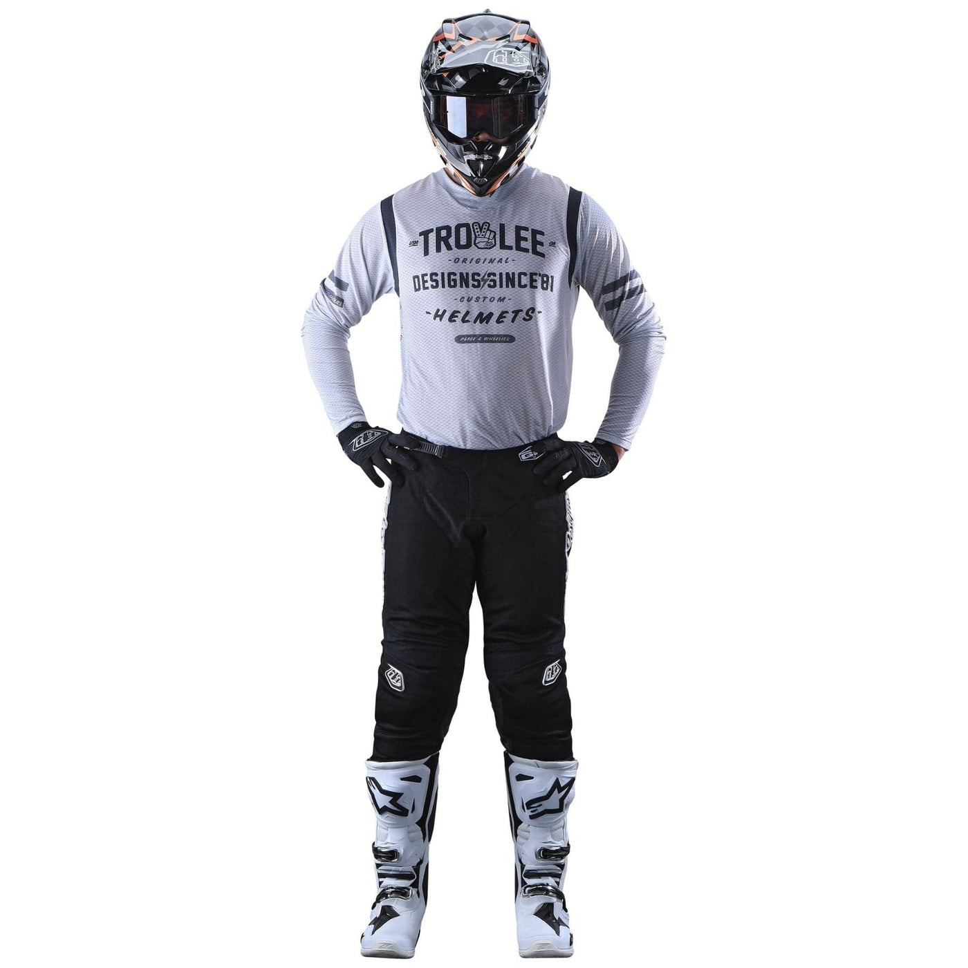 Troy Lee Designs GP AIR Pants Mono - Black 8Lines Shop - Fast Shipping