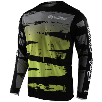 Troy Lee Designs GP MX Set Brushed - Black/Glo Green 8Lines Shop - Fast Shipping