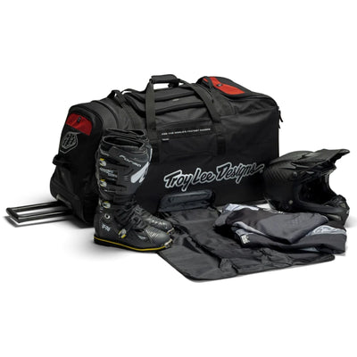 Troy Lee Designs Meridian Wheeled Gear Bag - Black 8Lines Shop - Fast Shipping