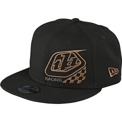 Troy Lee Designs Precision 2.0 Checkers Youth Snapback Hat - Black 8Lines Shop - Fast Shipping