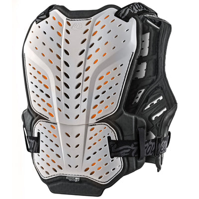 Troy Lee Designs Rockfight CE Chest Protector - White 8Lines Shop - Fast Shipping