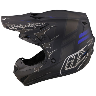 Troy Lee Designs SE4 Polyacrylite Helmet Flagstaff - Black 8Lines Shop - Fast Shipping