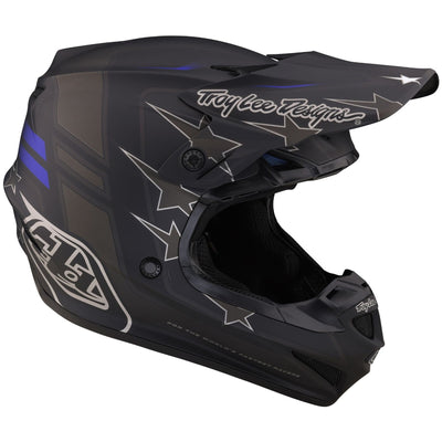 Troy Lee Designs SE4 Polyacrylite Helmet Flagstaff - Black 8Lines Shop - Fast Shipping