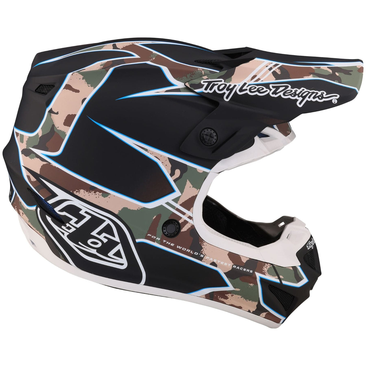 Troy Lee Designs SE4 Polyacrylite Helmet Matrix - Camo/Black 8Lines Shop - Fast Shipping