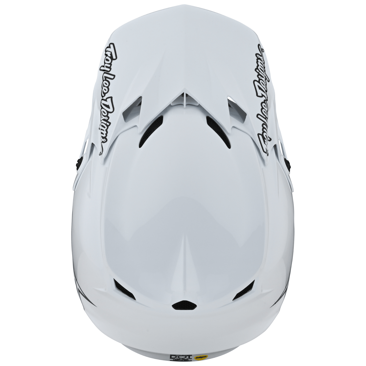 Troy Lee Designs SE4 Polyacrylite Helmet Mono - White 8Lines Shop - Fast Shipping