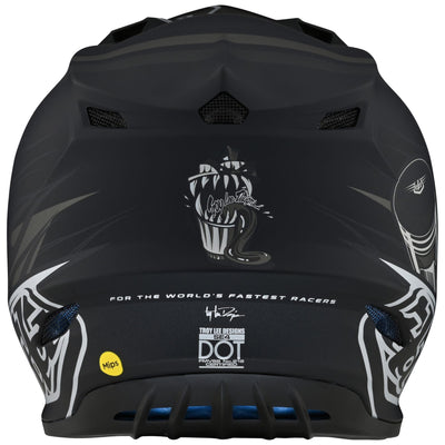 Troy Lee Designs SE4 Polyacrylite Helmet Skooly - Black 8Lines Shop - Fast Shipping