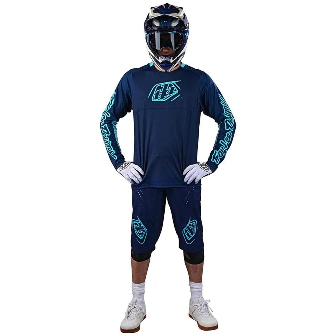 Troy Lee Designs Sprint Jersey Icon - Navy 8Lines Shop - Fast Shipping