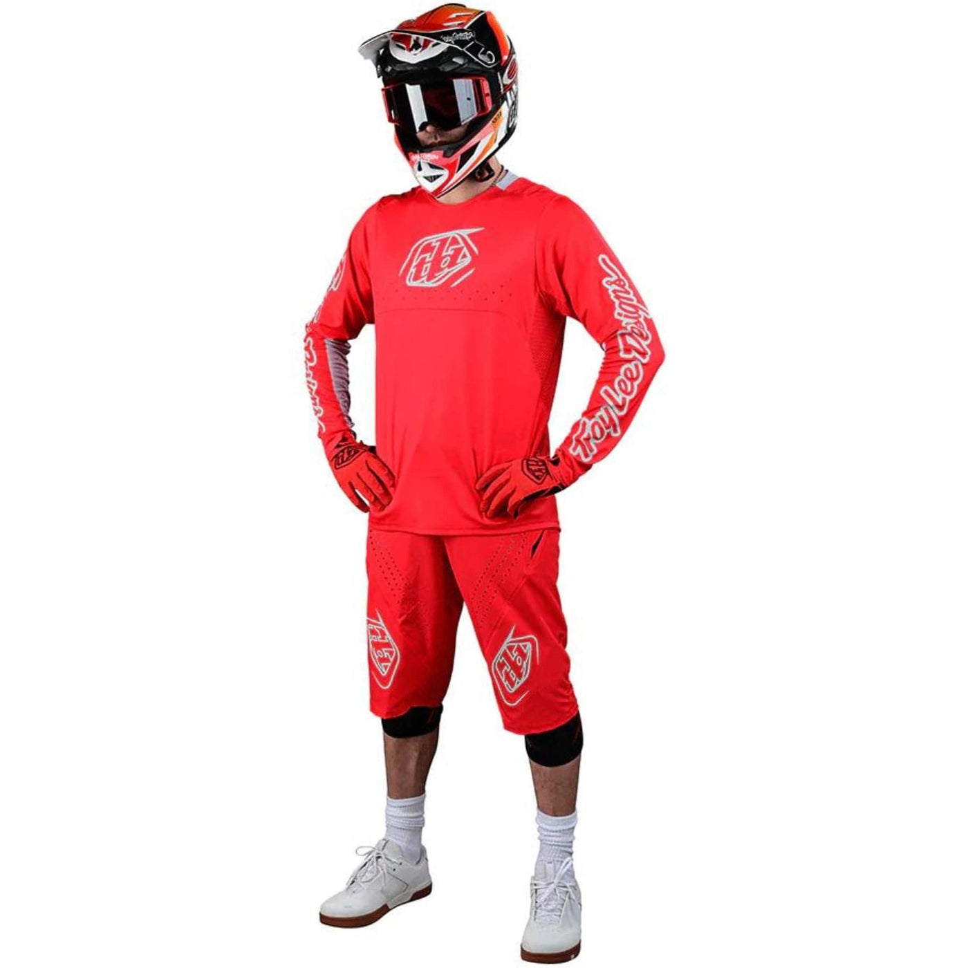 Troy Lee Designs Sprint Shorts Bike Set Mono - Race Red 8Lines Shop - Fast Shipping
