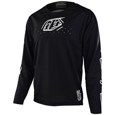 Troy Lee Designs Sprint Youth Jersey Icon - Black 8Lines Shop - Fast Shipping