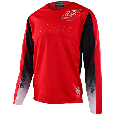 Troy Lee Designs Sprint Youth Jersey Richter - Race Red 8Lines Shop - Fast Shipping