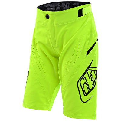 Troy Lee Designs Sprint Youth Shorts Mono - Flo Yellow 8Lines Shop - Fast Shipping