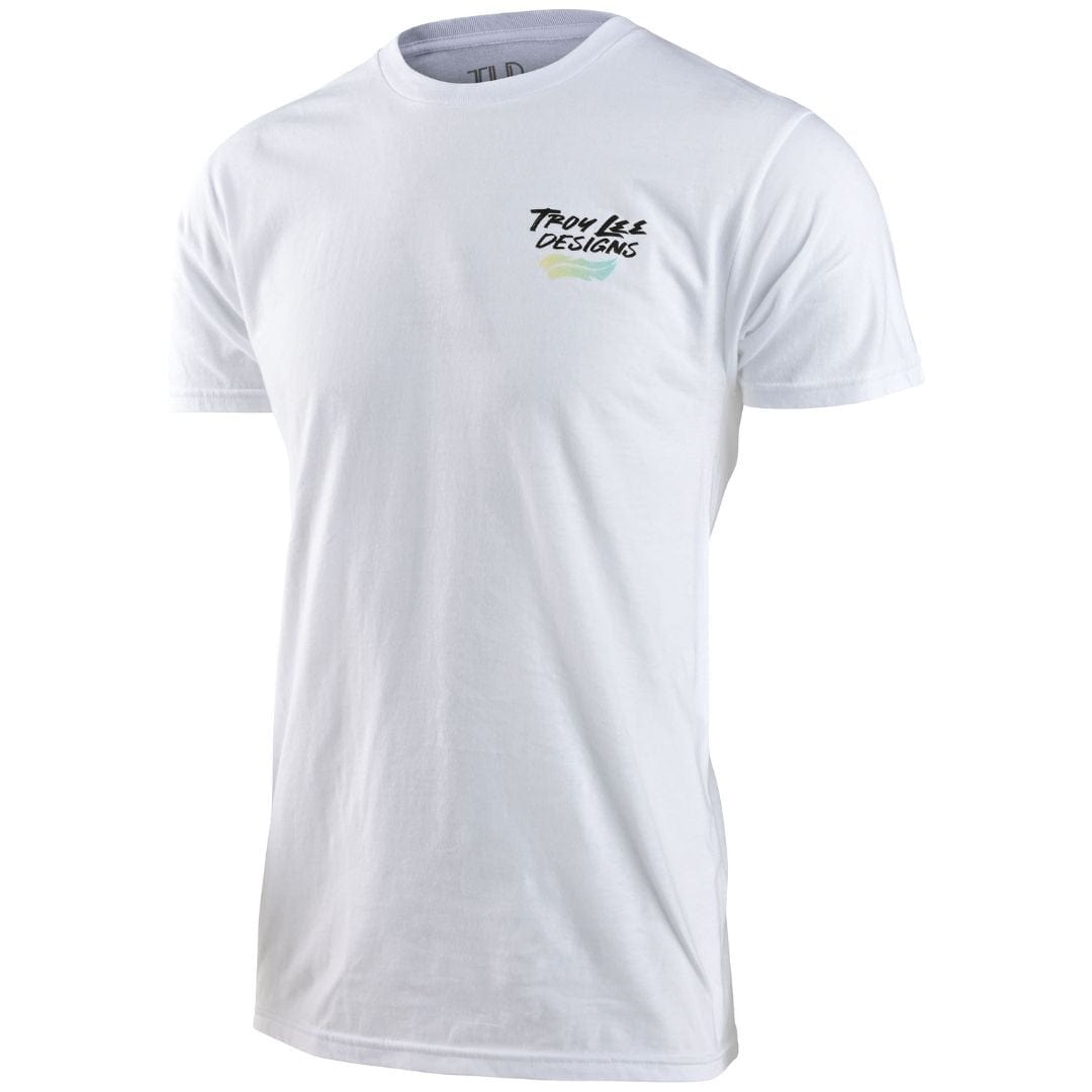 Troy Lee Designs T-Shirt Feathers - White 8Lines Shop - Fast Shipping