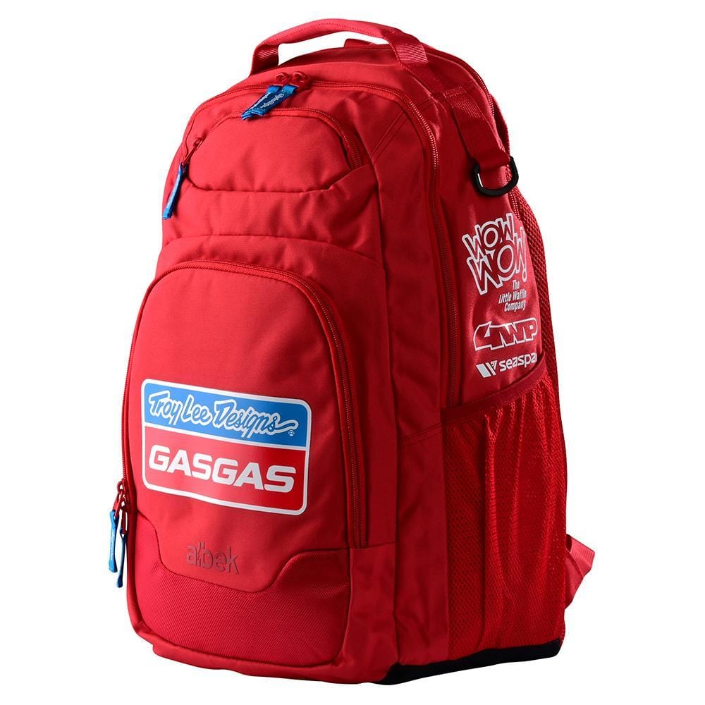 Troy Lee Designs Team GASGAS Backpack Whitebridge - Red 8Lines Shop - Fast Shipping