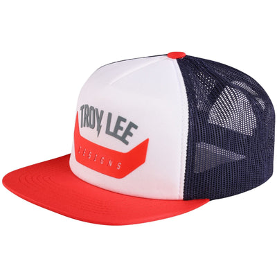 Troy Lee Designs Trucker Arc Snapback Hat - Rust/White Nayy 8Lines Shop - Fast Shipping