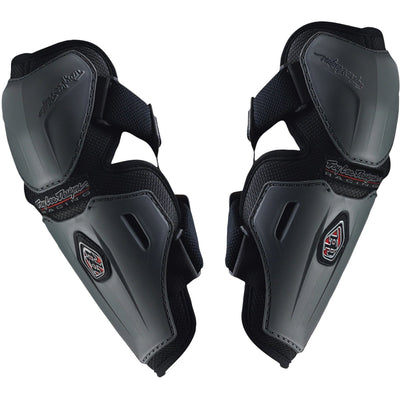 Troy Lee Designs Youth Elbow Guards Solid Gray 8Lines Shop - Fast Shipping